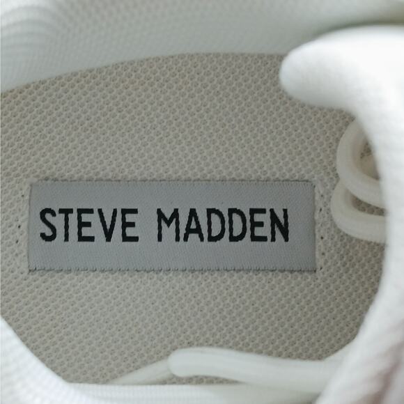 Steve Madden Flex Women's Sneakers Size 10M White/Black Low Top Running Shoes - Picture 8 of 10